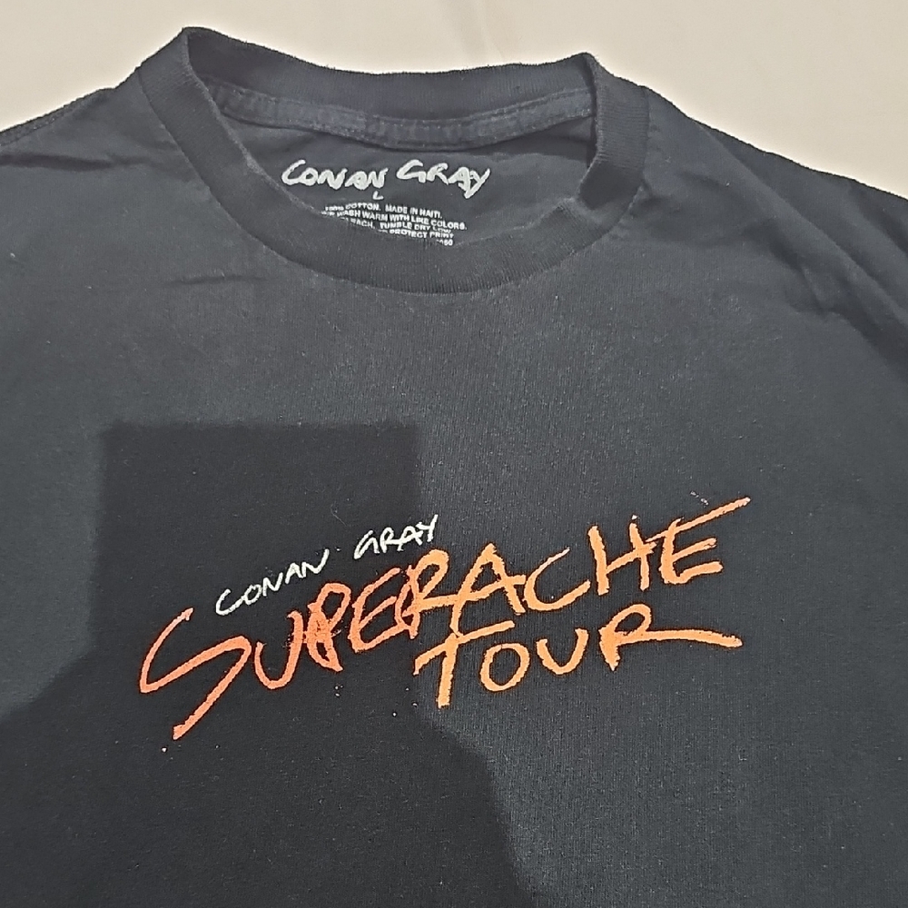 Conan Gray Superache Tour Black T-Shirt